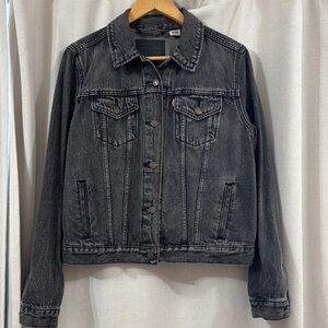 Levi’s Faded Black Trucker Jacket